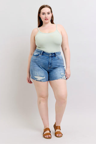 Blue Crush Judy Blue Denim Cutoff Shorts