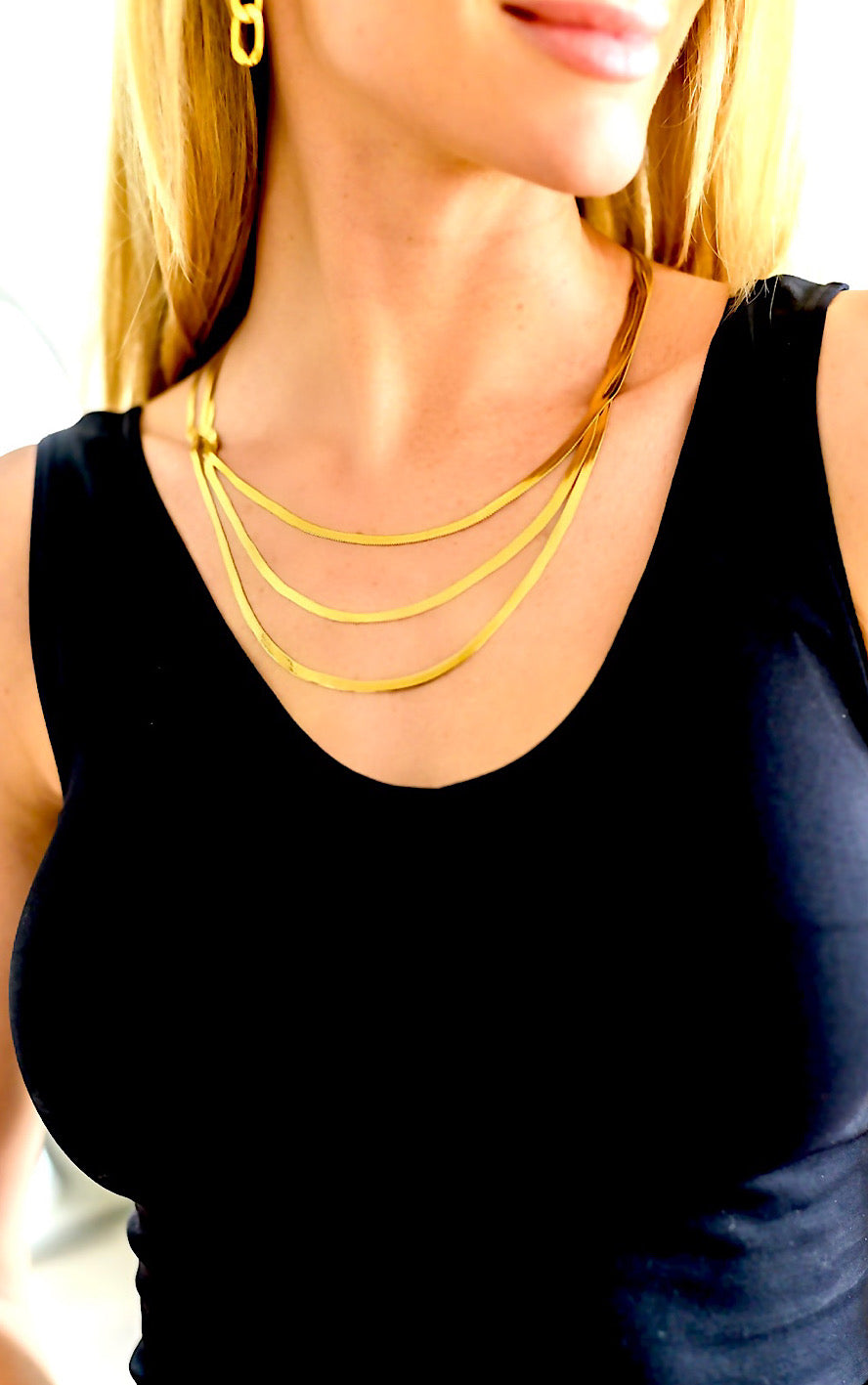 Triple Threat Waterproof Layered Necklace