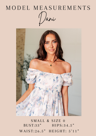 Name it and Claim It Floral Dress, LARGE