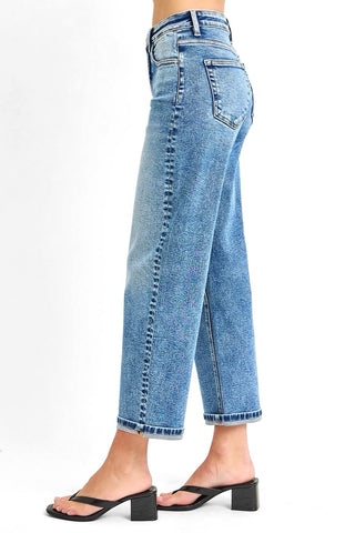 Southern Summer Cropped Boyfriend Jeans by RISEN