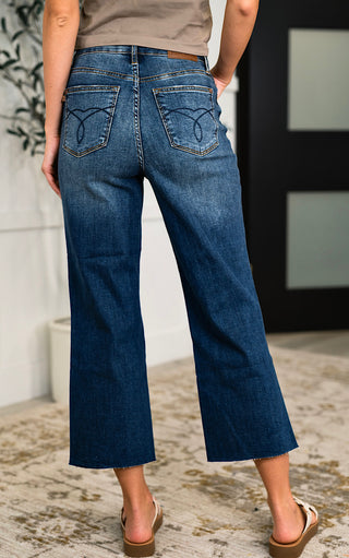 Maisie Embroidered Pocket Jeans by Judy Blue