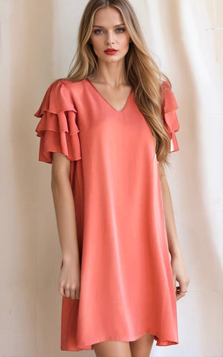 Positively Perfect Dusty Rose Dress