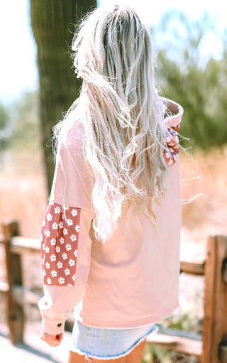 Pretty Patchwork Star Hoodie, THREE COLORS!