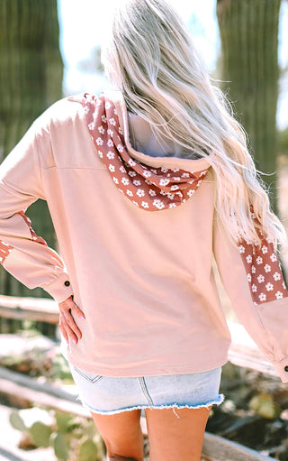 Pretty Patchwork Star Hoodie, THREE COLORS!
