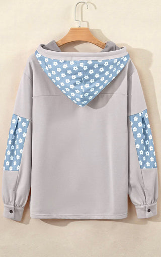 Pretty Patchwork Star Hoodie, THREE COLORS!