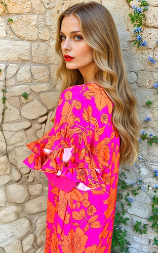 Floral Frenzy Shift Dress