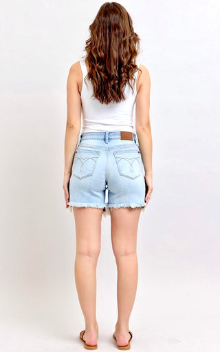 Cutoff Crush Judy Blue Denim Shorts