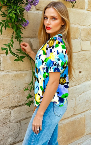 Bloom Where You Brunch Floral Top