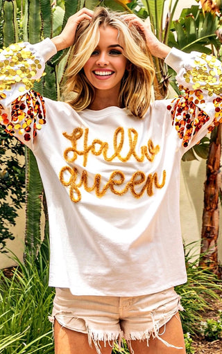 HalloQueen Sequin Top
