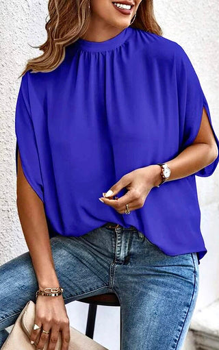 Confidence Is Key Tie Neck Top, FIVE COLORS!