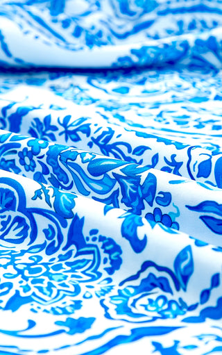 Summer Song Blue Floral Dress