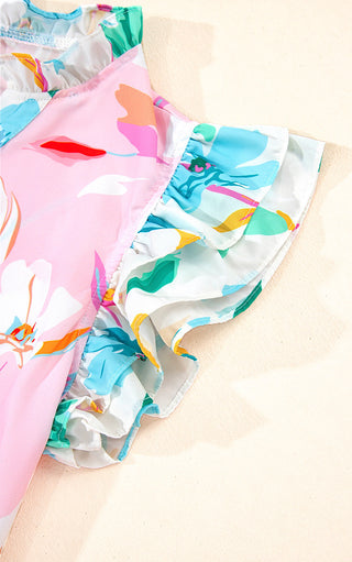 Small Town Charm Pink Floral Top