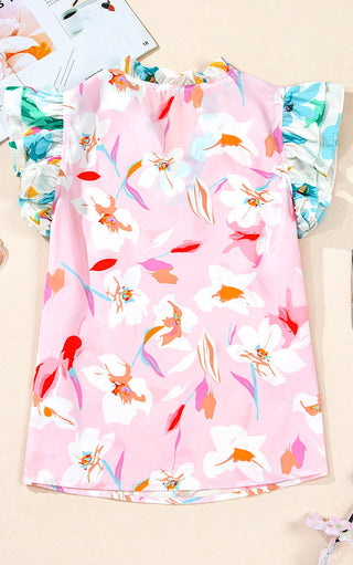 Small Town Charm Pink Floral Top
