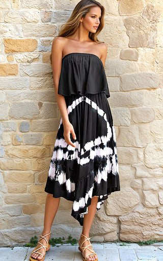 Date Nights In Destin Black Dress, MED, runs large!