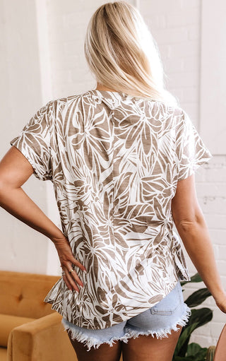 Botanical Breeze Knit Top