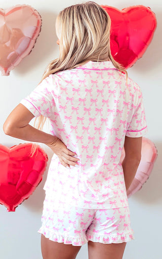 Darling Dreams Pink Bow Pajamas