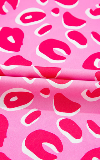 Flirty Feline Pink Leopard Top