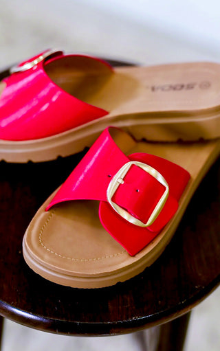 Strawberry Red Slip on Slide