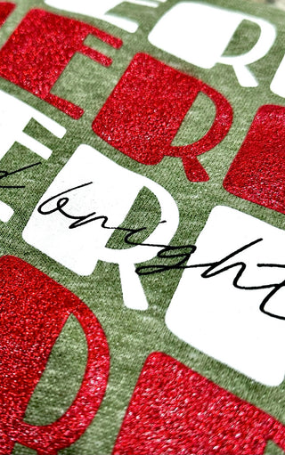 Merry Merry Merry Sparkly Pullover