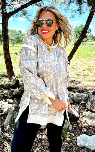 Camo Couture Luxe Pullover