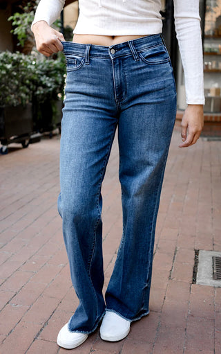 Addison Wide Leg Jeans by Judy Blue