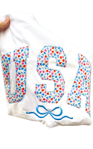 Bows And Blooms USA Tee