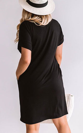 Forever Favorite Black Knit Dress, SMALL