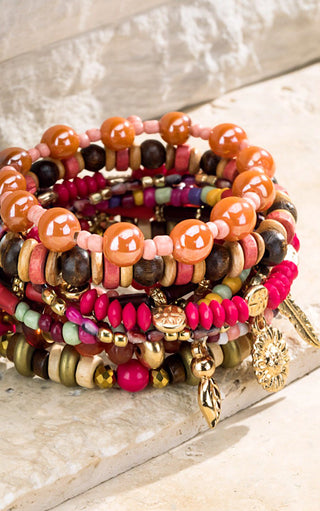 Candy Apple Bracelet Stack, RESTOCKED!
