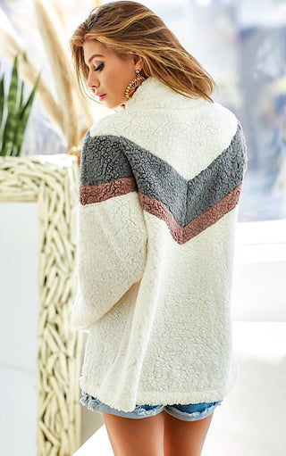 Cozy Situation Sherpa Pullover, SMALL