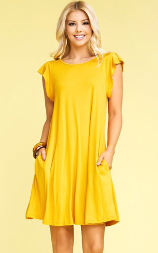 Perfect Sense Yellow Dress