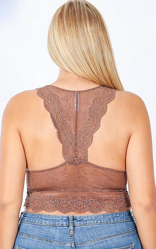 Bare It All Black Lace Bralette