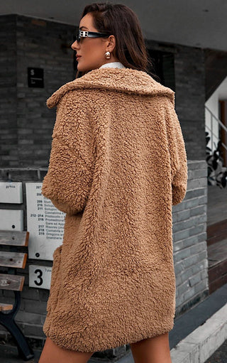 Living Up To The Hype Light Brown Teddy Sherpa Jacket