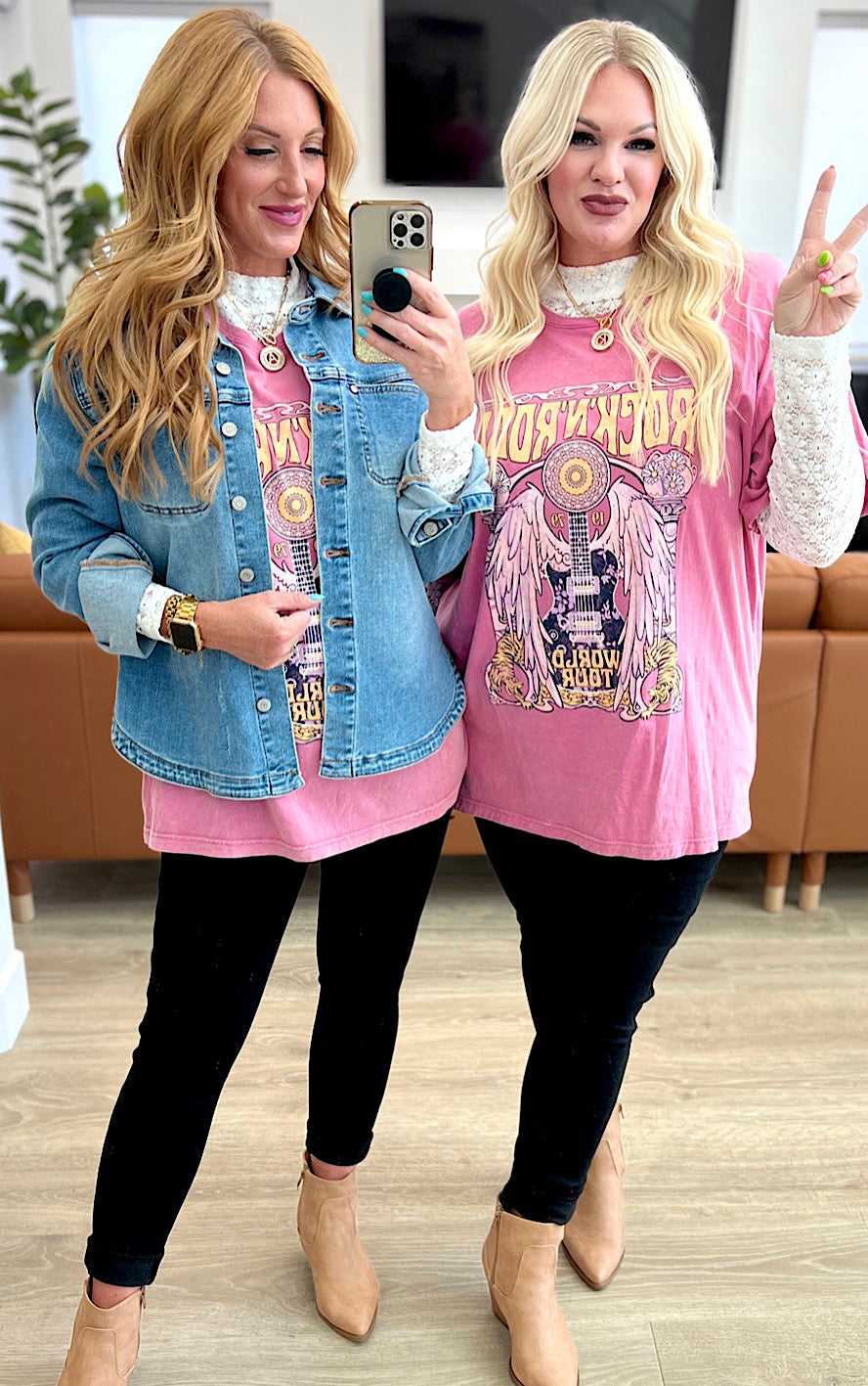 Superstar Style Denim Shacket by Judy Blue, SMALL & 3X left!