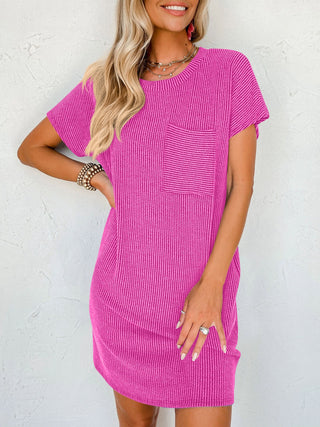 Remember Me Ribbed Dress, EIGHT COLORS! SM-2X