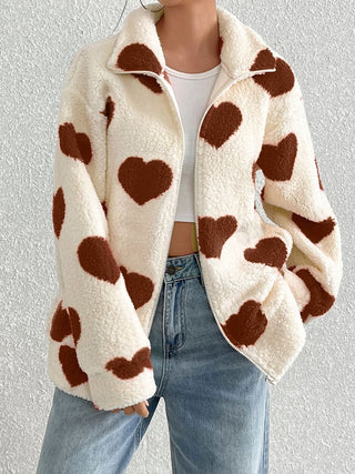 Cupid’s Charm Cozy Heart Jacket, THREE COLORS!