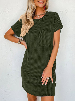 Remember Me Ribbed Dress, EIGHT COLORS! SM-2X