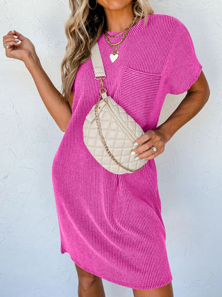 Remember Me Ribbed Dress, EIGHT COLORS! SM-2X