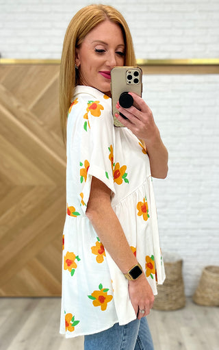 All The Smiles Floral Tunic