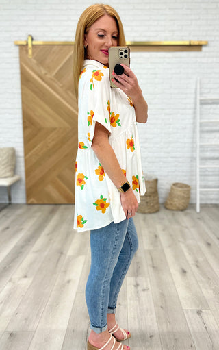 All The Smiles Floral Tunic