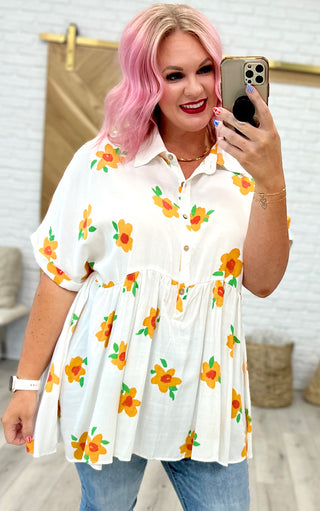 All The Smiles Floral Tunic