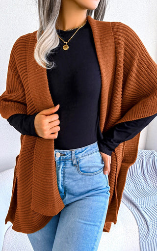 Cozy Classic Open Front Cardigan, THREE COLORS!