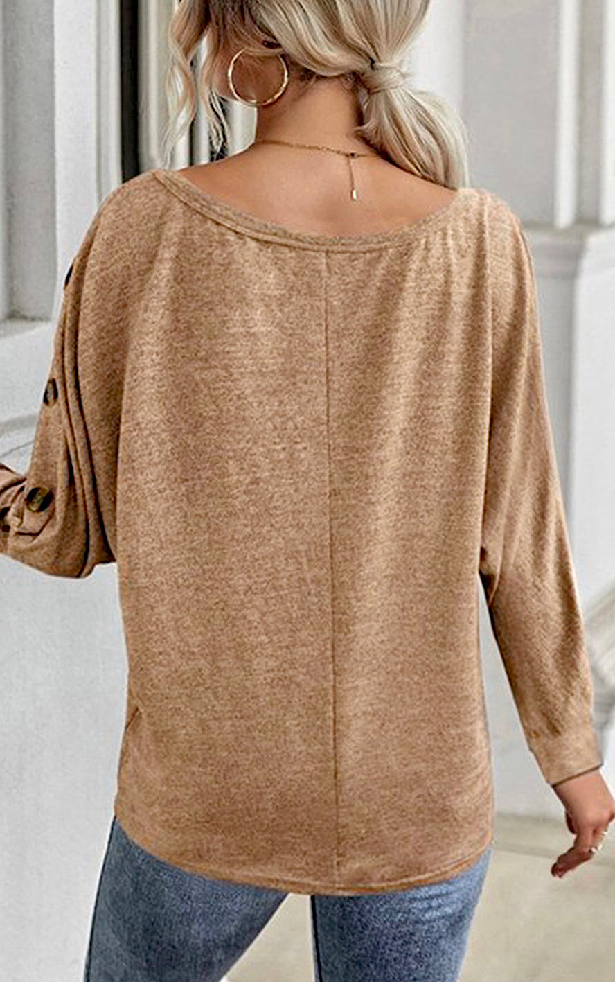 Cozy With Sass Boat Neck Top