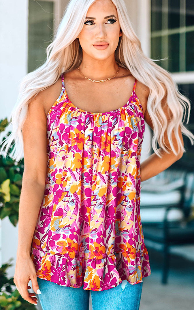 Sounds Like Fun Floral Cami