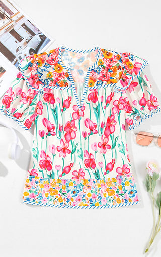 Sweet Tea And Blossoms Top