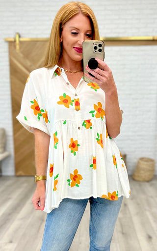 All The Smiles Floral Tunic