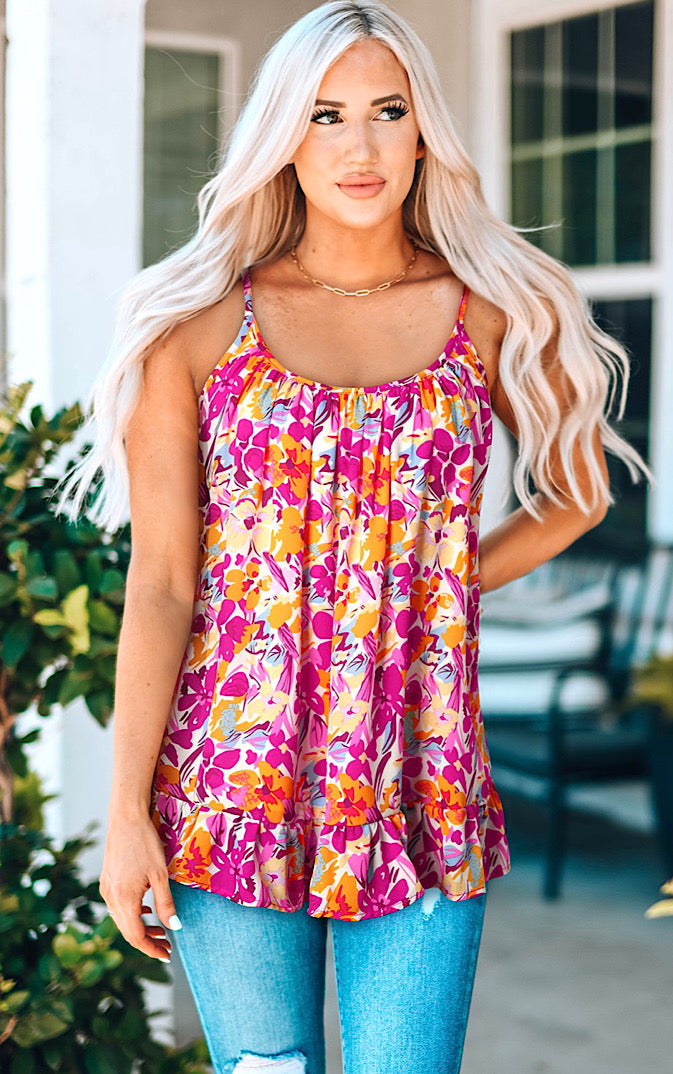 Sounds Like Fun Floral Cami