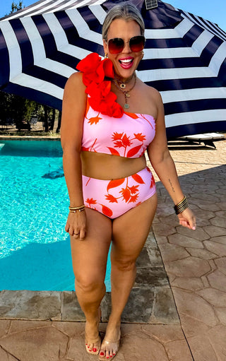 PREORDER! Palm Springs Poolside THREE PIECE Swimsuit Set, ETA 3/31