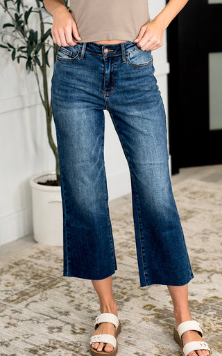 Maisie Embroidered Pocket Jeans by Judy Blue