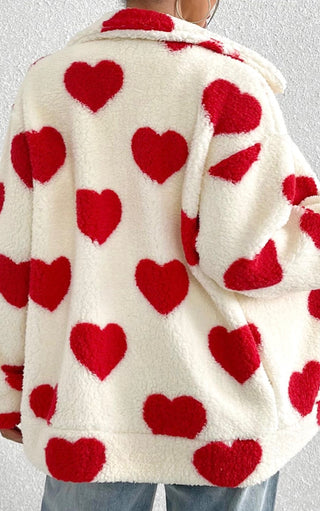 Cupid’s Charm Cozy Heart Jacket, THREE COLORS!