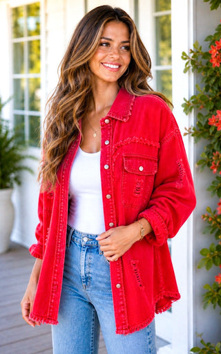 Must Be Dreaming Denim Jacket, TWELVE COLORS!